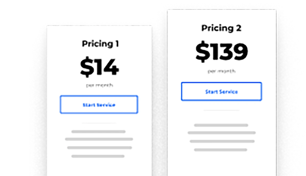Pricing plans starting at $14 per month for best typing services