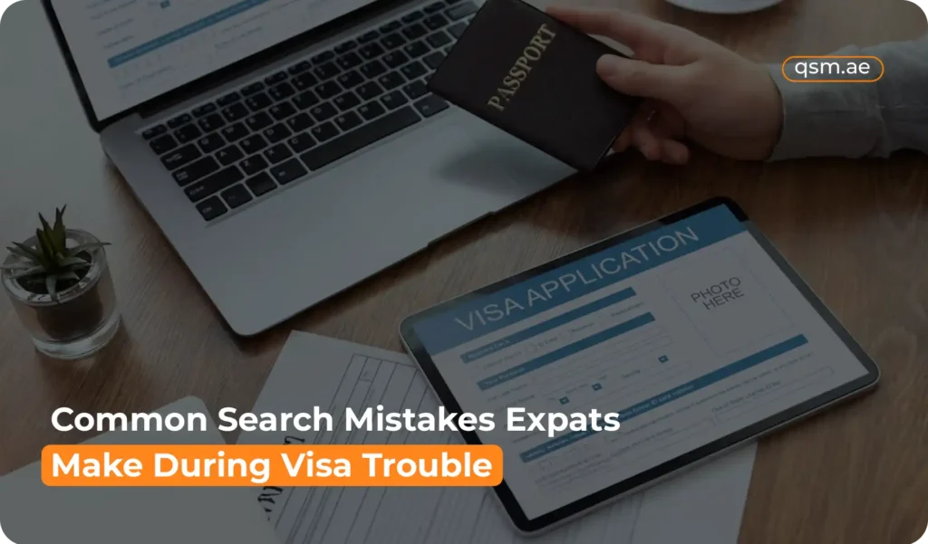 Review visa status online, and make sure to avoid common search mistakes during a UAE visa issue.