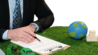 Signing renewable UAE residency documents for environmental professionals
