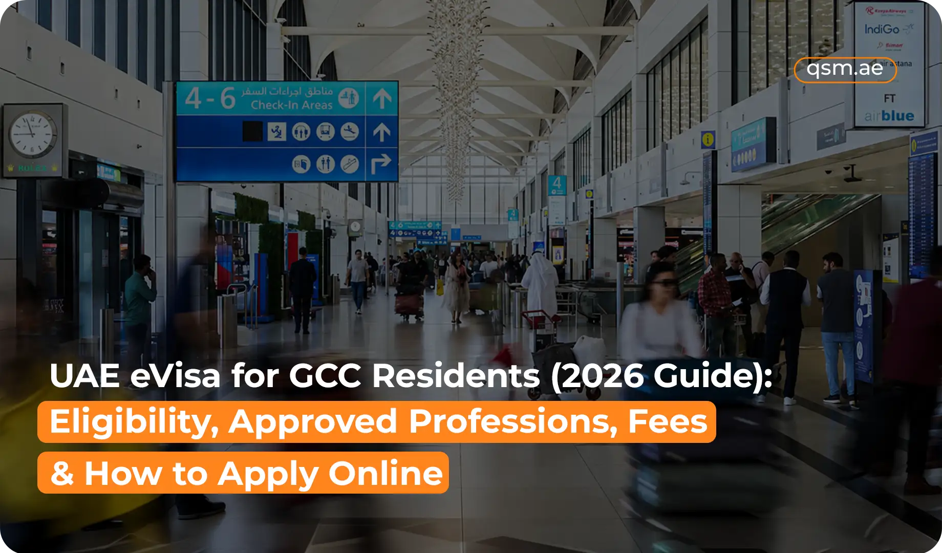 GCC resident applying for UAE eVisa online through GDRFA Dubai smart services portal